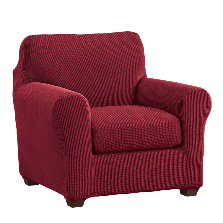 Ebern Designs Box Cushion Armchair Slipcover Wayfair